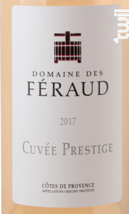 Cuvée Prestige - Domaine des Féraud - 2018 - Rosé