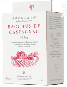 Bacchus de Castagnac - Bag in Box - Vignobles Coudert - No vintage - Rouge
