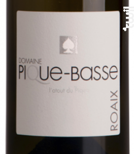 L’ATOUT DU PIQUE - Domaine Pique-Basse - 2020 - Blanc