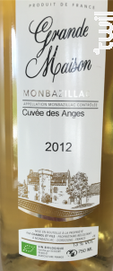 Cuvée des Anges - Château Grande Maison - 2020 - Blanc