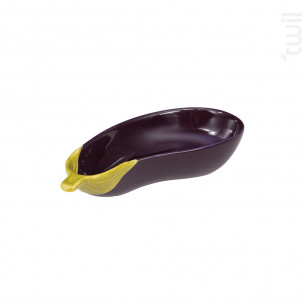 Coupe Aubergine 22x10 Cm - table passion -  - 