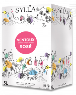 Ventoux rosé BIB 10L SYLLA - Les Vins de Sylla - No vintage - Rosé