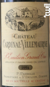 Château Cardinal Villemaurine - Château Cardinal Villemaurine - 1994 - Rouge