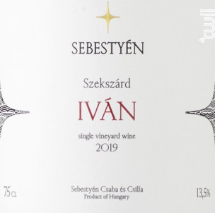 Ivan Bikavér - SEBESTYEN SZEKSZARD - 2019 - Rouge