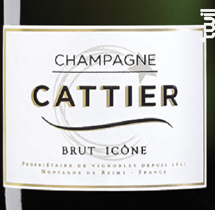 Brut Icône - Champagne Cattier - No vintage - Effervescent
