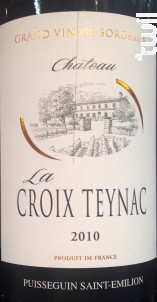 Château la Croix Teynac - Château la Croix Teynac - 2010 - Rouge