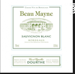 Beau Mayne - Dourthe - 2016 - Blanc