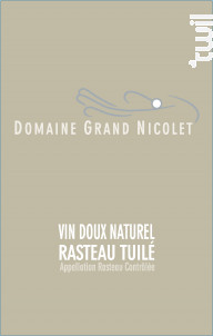 Vin Doux Naturel Tuilé - Domaine Grand Nicolet - 2004 - Rouge