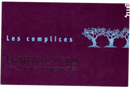 Les Complices - Château Laurou - 2016 - Rouge