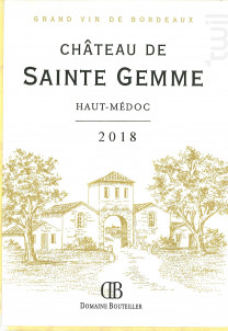 Château de Sainte Gemme - Château Lanessan - 2018 - Rouge