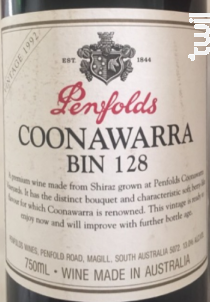 Coonawarra Bin 128 - Penfolds - 2015 - Rouge