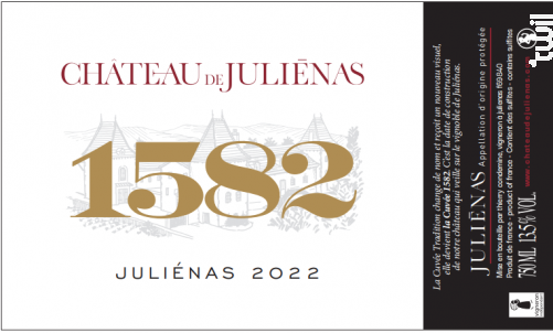 1582 - Château de Juliènas - 2023 - Rouge