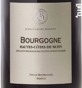 Bourgogne Hautes-Côtes de Nuits Bio - Jean-Claude Boisset - 2022 - Rouge