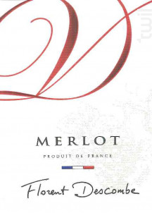MERLOT - Famille Descombe - No vintage - Rouge