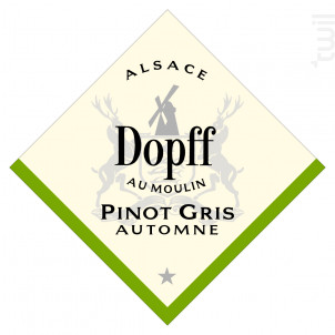 Pinot Gris Réserve - Dopff Au Moulin - 2018 - Blanc