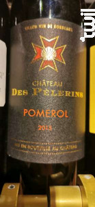 Pomerol - Château des Pèlerins - 2015 - Rouge