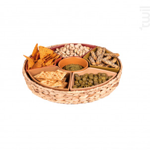 Service Apéritif 7 Pièces Bamba 36 Cm - table passion -  - 