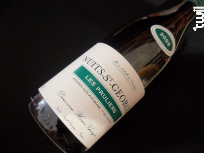 Nuit Saint Georges Les Pruliers - Domaine Henri Gouges - 2013 - Rouge