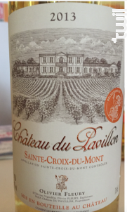 Château du Pavillon - Château du Pavillon - Vignobles Olivier Fleury - 2013 - Blanc
