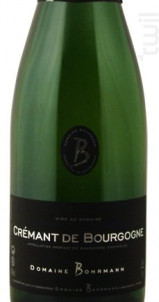 Domaine Bohrmann Cremant De Bourgogne - Domaine Bohrmann - 2013 - Blanc