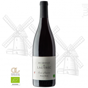 Pinot Noir Pontserme - Domaine Ricardelle de Lautrec - 2017 - Rouge