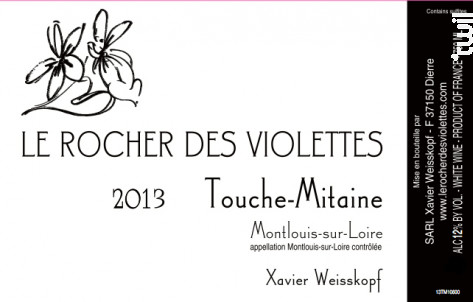 Touche Mitaine - Le Rocher Des Violettes - 2020 - Blanc