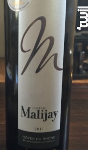 M de Malijay - Château Malijay - 2023 - Rouge