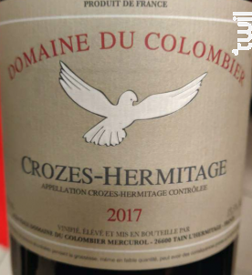 Crozes-Hermitage - Domaine du Colombier - 2017 - Rouge