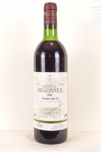 Château Segonnes - Château Segonnes - 1982 - Rouge