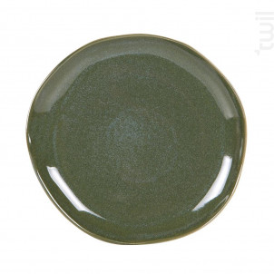Assiette Plate Symphony Vert 27 Cm lot De 6 - table passion -  - 