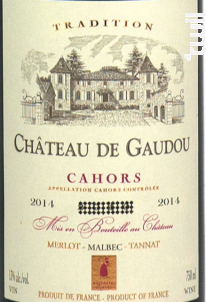 Château Gaudou - Château de Gaudou - 1988 - Rouge