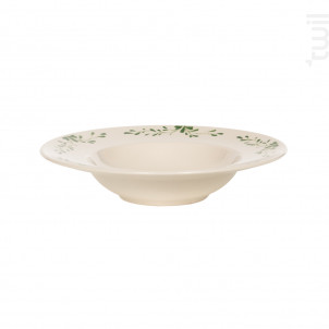 Assiette À Pâtes Appoline Verte 27 Cm lot De 6 - table passion -  - 