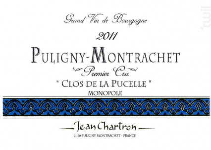 Clos De La Pucelle - 1er Cru - Domaine Jean Chartron - 2022 - Blanc