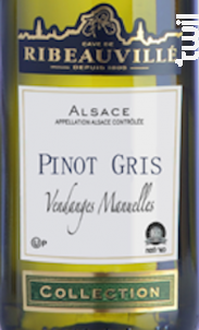 Pinot Gris Collection Casher - Cave de Ribeauvillé - 2015 - Blanc
