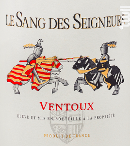 VENTOUX - Le Sang des Seigneurs - 2018 - Rouge