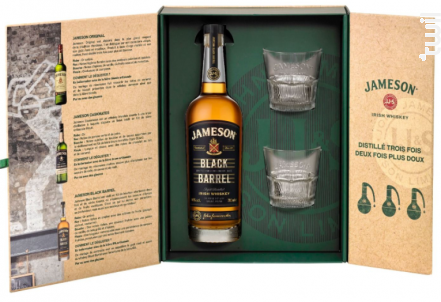 Whisky Midleton Jameson Black Barrel + 2 Verres - Midleton - No vintage - 