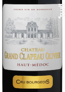 Château Grand Clapeau Olivier Cru Bourgeois - Château Grand Clapeau Olivier - 2015 - Rouge