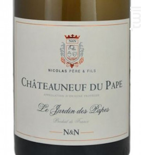 Le Jardin des Papes - Maison François-Xavier Nicolas - 2016 - Blanc