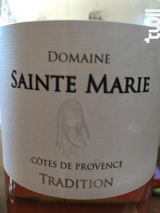 Tradition - Domaine Sainte Marie - 2024 - Rosé