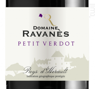 Petit Verdot - Domaine de Ravanès - 2018 - Rouge