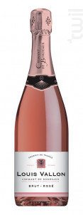 Crémant Louis Vallon Rosé Brut - Louis vallon - No vintage - Rosé