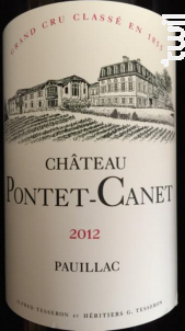 Château Pontet-Canet - Château Pontet-Canet - 2012 - Rouge