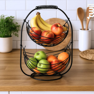 Coupe Basculo Double Noir 44 Cm - table passion -  - 