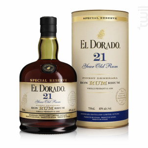 Rhum El Dorado 21 Ans - El Dorado - No vintage - 