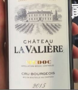 Château La Valière - Château La Valière - 2015 - Rouge