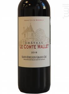 Château Le Comte Mallet - Château Haute-Nauve - 2018 - Rouge