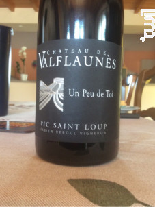 Un peu de toi - Chateau De Valflaunes - 2017 - Rouge