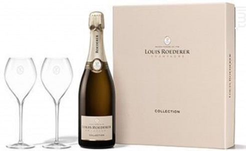 Roederer Genuss Zu Zweit Collection 1 Fl. Collection + 2 Glaeser 28,5cl - Champagne Louis Roederer - No vintage - Effervescent