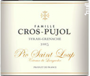 Pic Saint-Loup - Famille Cros-Pujol - Château Grézan - 2018 - Rouge