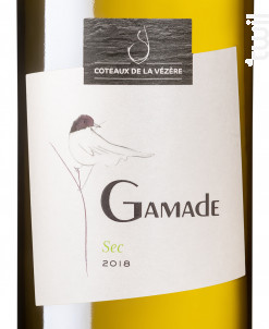 GAMADE SEC - Coteaux de la Vézère - 2018 - Blanc